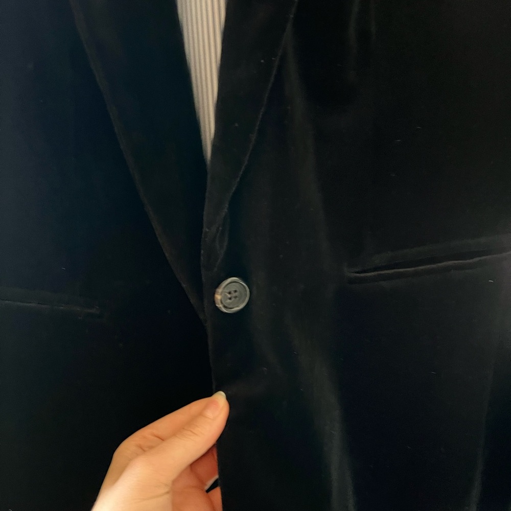 J. Crew Black Velvet Blazer - Picture 6 of 6
